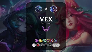 Vex Mid vs Ahri  KR Master Patch 147 [upl. by Ardekahs354]