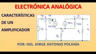 5 Características de un amplificador [upl. by Malti]