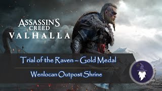 ASSASSINS CREED VALHALLA MASTERY CHALLENGE DLC  WENLOCAN quotTRIAL OF THE RAVENquot GOLD MEDAL [upl. by Roberta]