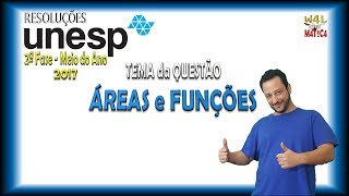 UNESP 2017  2ª Fase Meio do Ano  ÁREAS e Função do 2º Grau  Prof W4L [upl. by Ratcliff]