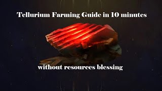 Warframe 2024 Tellurium Farming Guide in 10 minutes without resources blessing warframe [upl. by Woodie]