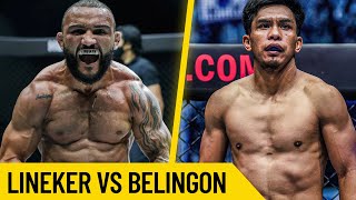 Vicious Knockout 😵👊 John Linker Destroyed Kevin Belingon [upl. by Pasquale692]