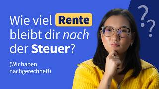 So wird die Rente versteuert  SteuerTabelle für Rentner [upl. by Seen]