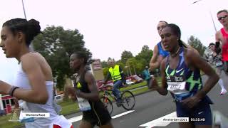 Summary Women TCS Amsterdam Marathon 2021  ENG [upl. by Heyward]