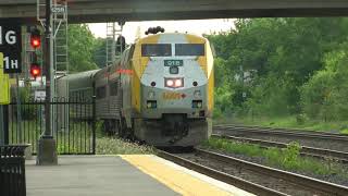 VIA Train 41 Westbound Brockville VIA Station Stop June 5 2024 [upl. by Ardella]