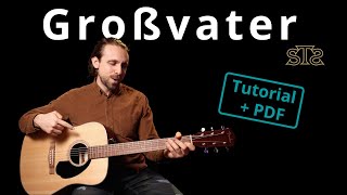 Großvater  STS  Akustik Anfänger Tutorial  Austropop [upl. by Marie]