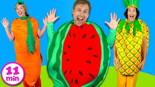 Yummy Fruits and Vegetables  Kids Songs Collection [upl. by Suirred423]