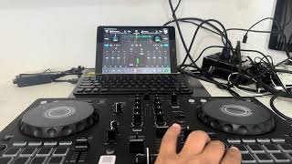 Ddj flx4 pioneer Dj com djay pro algriddim [upl. by Lonnard950]