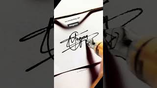 Stylish Megma Signature Design  Elegant Handwriting Tutorial [upl. by Niai]