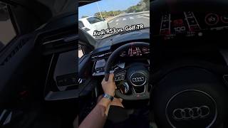 Audi RS3 vs Golf 7R ⚡️⚡️ shorts audipower golf7r vwpower audirs3 golf7r [upl. by Yednil]