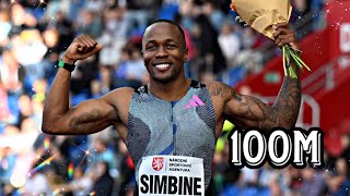 Mens 100m  Silesia Diamond League 2023  Akani Simbine vs Fred Kerley [upl. by Anyala177]