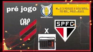 Onde vai passar o jogo  Pré jogo Atlhetico Paranaense x São Paulo [upl. by Anua]