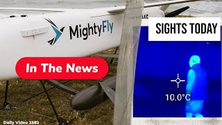 MightyFly Cargo Drone Prison Airspace Drone Restriction Texas Border Dispute [upl. by Bonner]