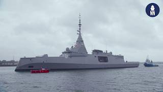 First FDI Frigate Amiral Ronarch Starts Sea Trials [upl. by Meelak]