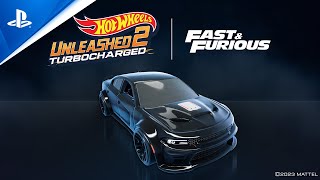 Hot Wheels Unleashed 2  Turbocharged  Fast amp Furious Trailer  PS5 amp PS4 Games [upl. by Mellman502]