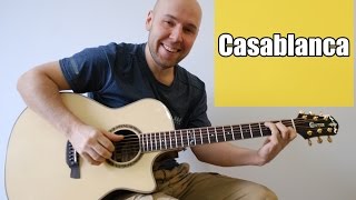 Casablanca  Fingerstyle Guitar Cover [upl. by Eanore]