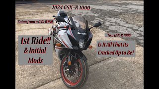 First Ride on the 2024 GSXR 1000  Initial Thoughts and Impression [upl. by Natek]