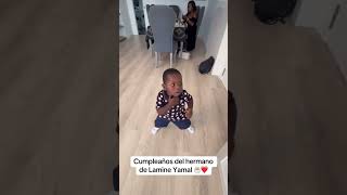 Cumpleaños del hermano de Lamine Yamal 🎂 futbol lamineyamal football [upl. by Airdni547]