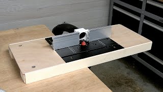 The Easiest Router Table to Make with an Insert Plate [upl. by Lamej]