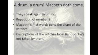 Macbeth Act1 Scene3 Analysis [upl. by Weider]