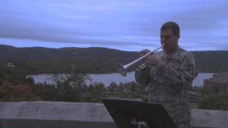 SFC Dill plays Reveille [upl. by Inaffyt]