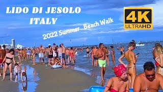 Lido di Jesolo the prettiest beach city in Italy walk tour [upl. by Brogle886]