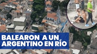 AGONIZA UN ARGENTINO BALEADO EN RÍO EL GPS LO METIÓ EN UNA FAVELA VIAJABA CON SU FAMILIA [upl. by Yggam883]