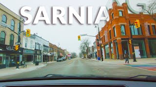 Sarnia  Downtown Drive  Ontario Canada [upl. by Radbun]