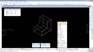 Bentley MicroStation V8i 3D Tutorial  Extract Faces Or Edges [upl. by Gnihc]