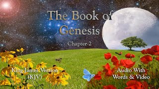 The Book of Genesis Chapter 2 – Holy Bible KJV – Audio with Words amp Video [upl. by Anallese168]