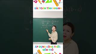 Bài toán áp dụng từ công thức đếm thỏ toancohien toanhoc toantuduy education [upl. by Jeannie]