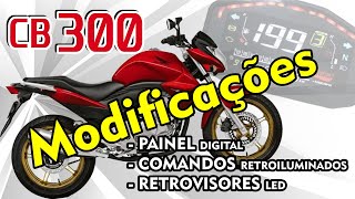 CB 300 modificações [upl. by Healion]