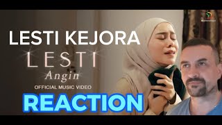 Lesti  Angin Official Music Video REACTION [upl. by Atirehs350]