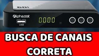 como fazer Busca de canais no Alphasat go [upl. by Taber]