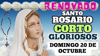 El Santo Rosario corto de hoy domingo 20 OCTUBRE 2024 misterios gloriosos🌹♥️✝️✨🙏Virgen María  NUEVO [upl. by Cha165]