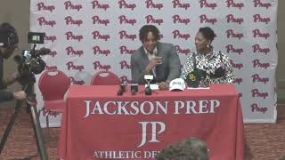 Jackson Prep Matthew Parker Signing  Baylor University [upl. by Neelhtac521]