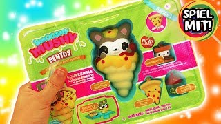 SMOOSHY MUSHY Series 1 BENTO BOX deutsch  Waschbär Squishy in niedlicher Kawaii Brotdose  Besties [upl. by Haney]