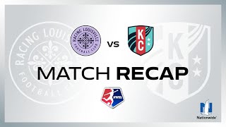 FULL HIGHLIGHTS  Racing Louisville FC vs Kansas City Current [upl. by Sinegra558]