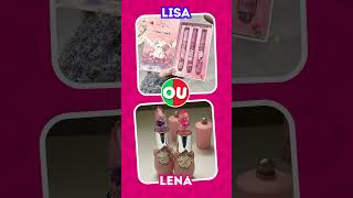 LISA OU LENA 💖 Qual você prefere  Leo quiz quiz [upl. by Eirehs913]