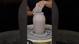 Vase on the Wheel pottery satisfying ceramics [upl. by Marketa]