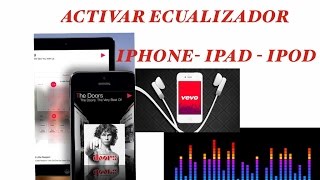 Cómo activar el ecualizador de música en iPhone iPad y iPod [upl. by Ailehpo313]