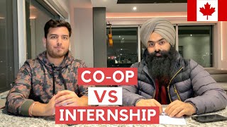 Internship vs COOP  Everything you need to know about the CoOp Programs in Canada [upl. by Salis]