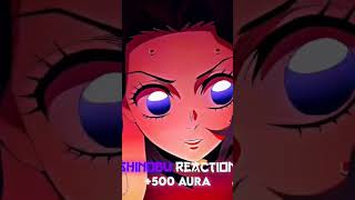 Zenitsu reaction 😈😈 anime demonslayeredit animefan artist [upl. by Nudnarb850]