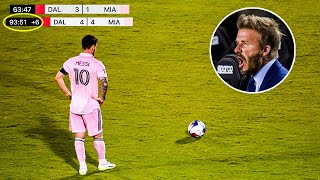 The Day Lionel Messi Saved Inter Miami amp IMPRESSED David Beckham [upl. by Analihp]