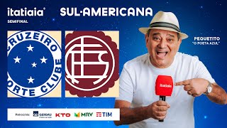 CRUZEIRO X LANÚS AO VIVO NA ITATIAIA  COPA SULAMERICANA [upl. by Jobey]