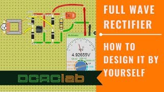 Full wave rectifier Try it yourself [upl. by Lilhak]