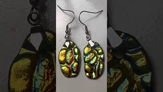 From Raw Glass to Refined Elegance Fused Glass Jewelry Microwave Kiln jewelry diyjewelry [upl. by Doley]