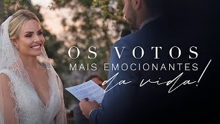 Os votos de Casamento mais EMOCIONANTES  Layla e William [upl. by Brass]