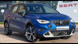 Approved Used SEAT Arona 10 TSI XPERIENCE Lux DSG Euro 6 ss 5dr  Crewe SEAT amp CUPRA [upl. by Ahsaercal]