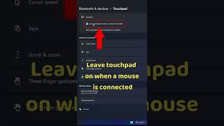 EASY FIX FOR TOUCHPAD NOT WORKING IN WINDOWS 11 howto windows touchpad [upl. by Veronika]